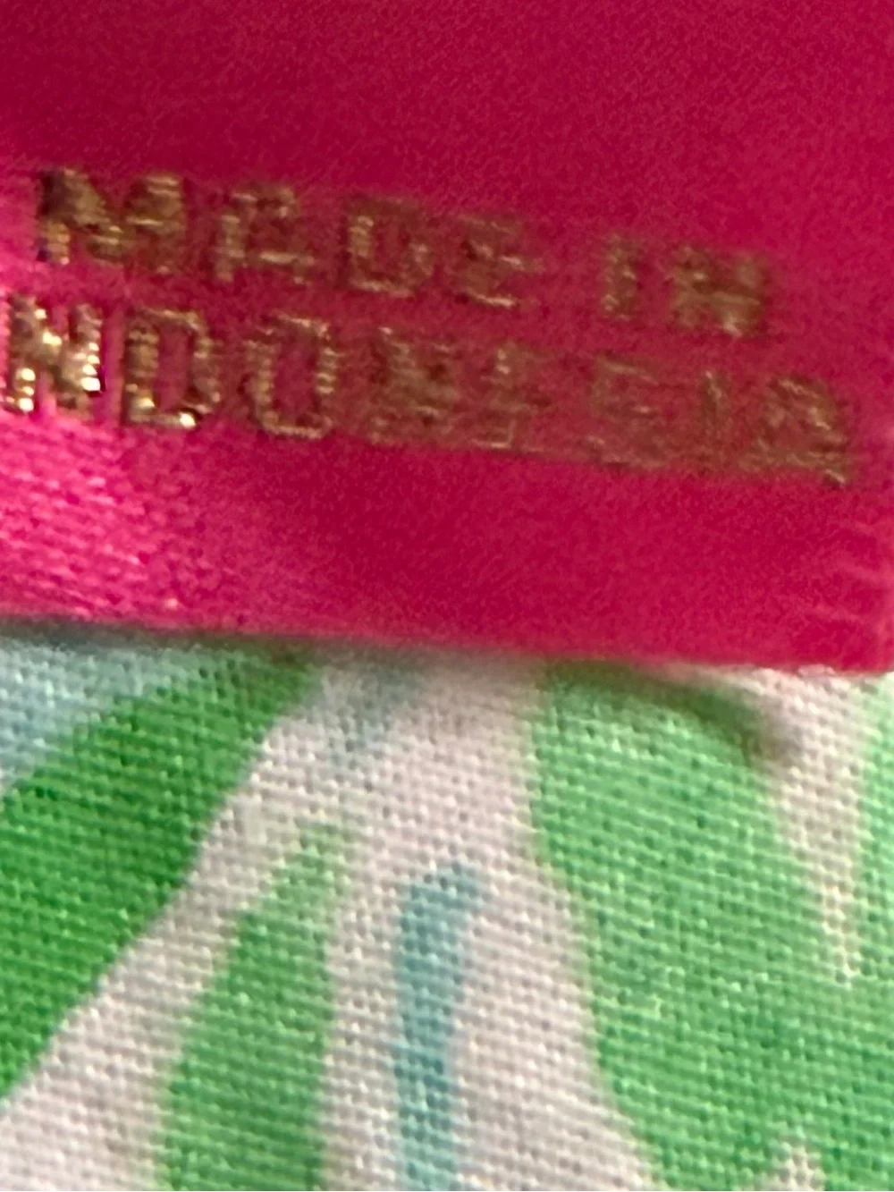 Lilly Pulitzer Pink & Green Tropical Print Pajama Top Shirt